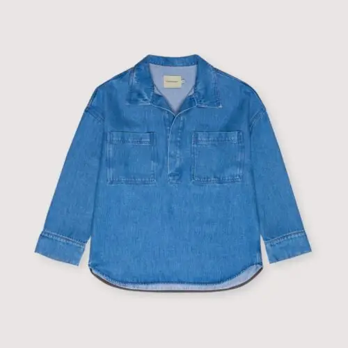 MICENAS WOMAN SHIRT MID BLUE DENIM-min – Togs Moments +Post Title + Separator + Category + Separator + Site Title