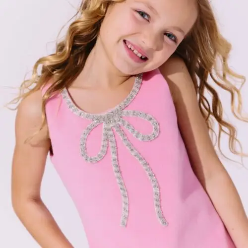 Pink-Velvet-Bow-Princess-Dress