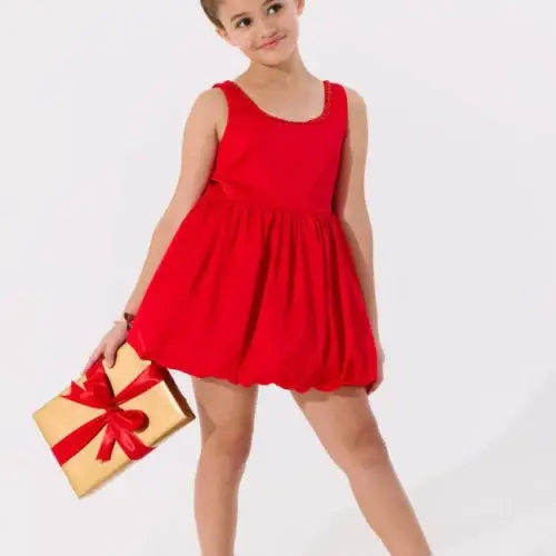 Gems-Bubble-Dress (RED)