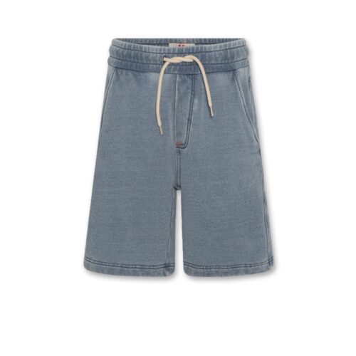 Alex Soho Washed Blue Drawstring Shorts
