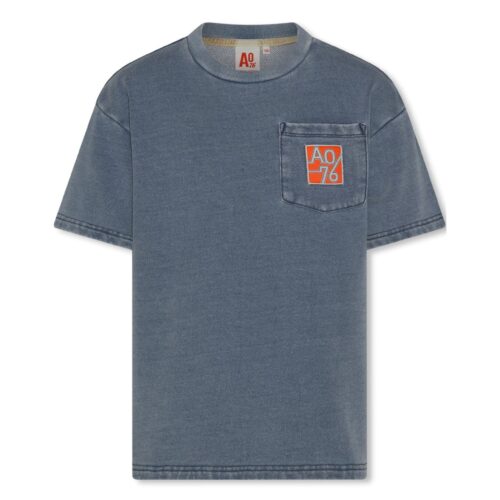 Kanye Soho Washed Blue Pocket T-Shirt