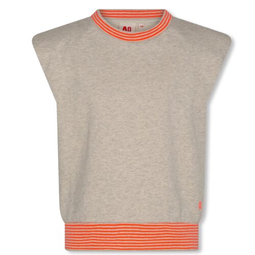 AO76 Girls Sleeveless Sweatshirt Top