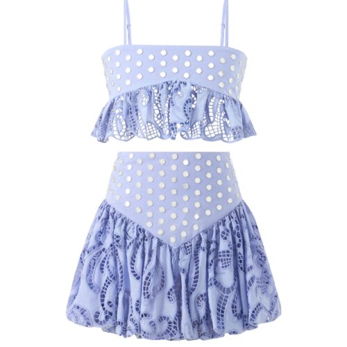 Luciana Embroidered Bubble Set