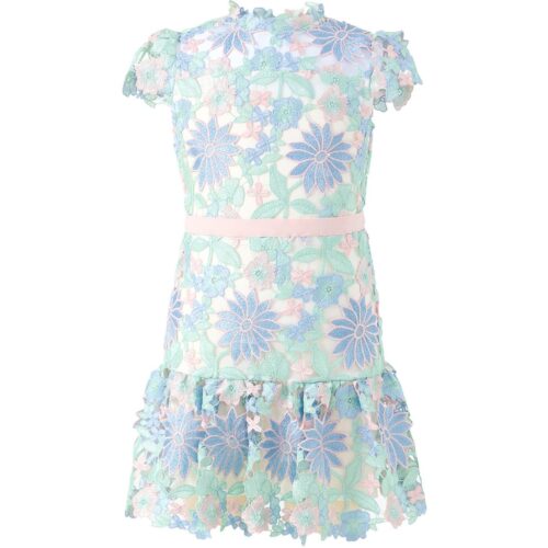 Addison Embroidered Mini Dress