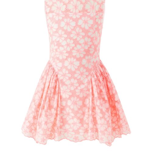 Holly Cotton Embroidered Mini Dress