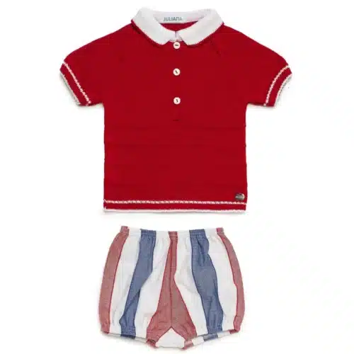 Baby Knit Striped Set