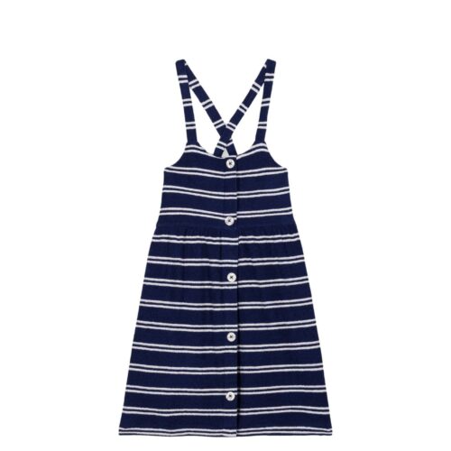 Robe Simonetta Navy Stripes Dress