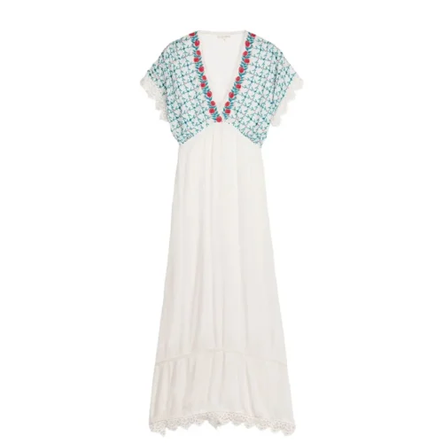 Bejolie Embroidered Maxi Dress
