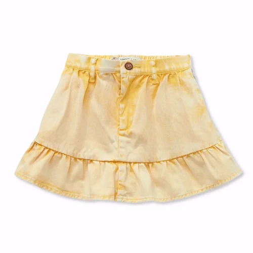 Denim peplum skirt Pastel yellow primary – Togs Moments +Post Title + Separator + Category + Separator + Site Title