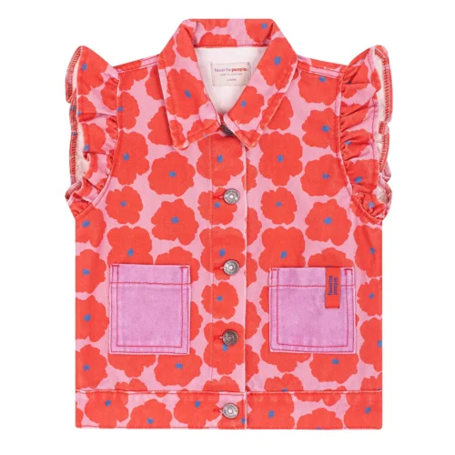 Napoli Girls Floral Vest