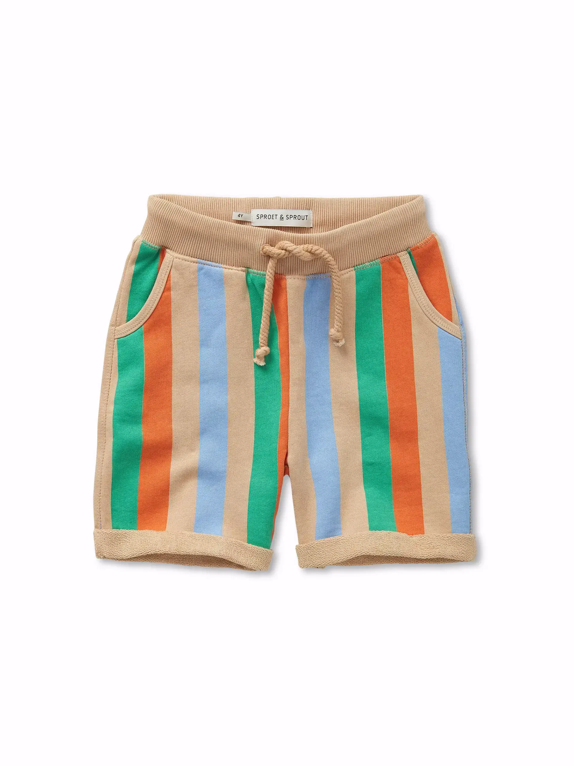 Sweat shorts multi colour stripes Sand primary – Togs Moments +Post Title + Separator + Category + Separator + Site Title