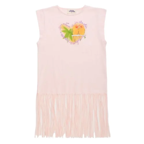 Birds Dress Blush