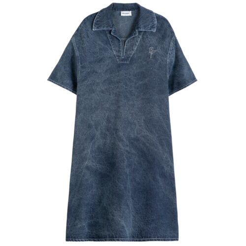 Washed Polo Twill Dress