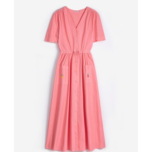 V-Neck Shirt Dress