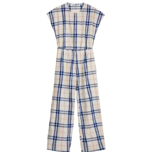 Tartan Relaxed Jumpsuit