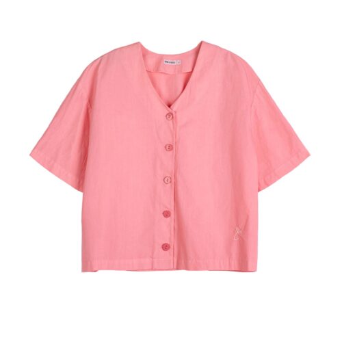 Paper Touch Cropped Blouse